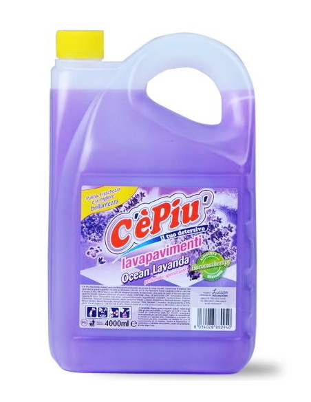 ce' piu' detersivo lavapavimenti profumato - 4 litri - lavanda: tuttocasashop.live: pulizia e cura della casa