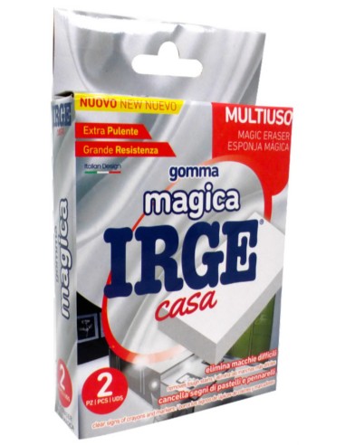 irge gomma magica multiuso - 2 pezzi - extra pulente - grande resistenza: tuttocasashop.live: pulizia e cura della casa