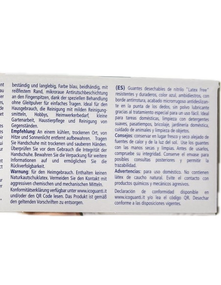 tulip 100 guanti monouso in nitrile blu non talcati - taglia l grande: tuttocasashop.live: pulizia e cura della casa