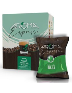 aroma light caffe espresso 100 capsule - miscela blu - a modo mio: tuttocasashop.live: altro - bazar