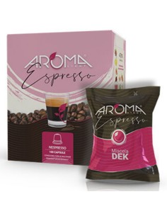 aroma light caffe espresso 100 capsule - dek decaffeinato - nespresso: tuttocasashop.live: altro - bazar