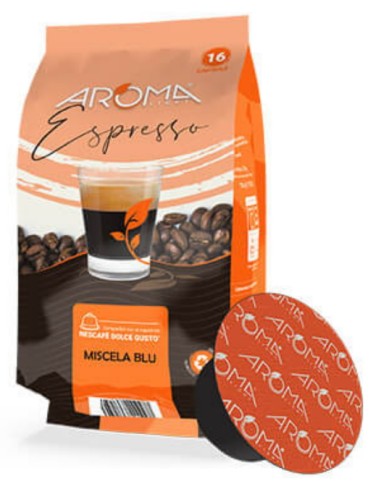 aroma light caffe espresso 16 capsule - miscela blu - nescafe' dolce gusto: tuttocasashop.live: altro - bazar