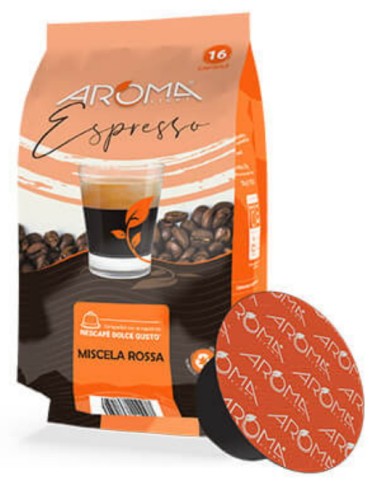 aroma light caffe espresso 16 capsule - miscela rossa - nescafe' dolce gusto: tuttocasashop.live: altro - bazar