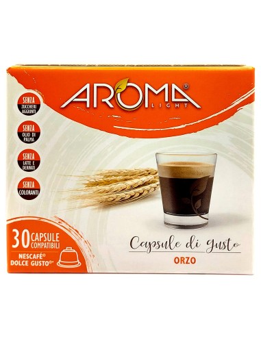 aroma light 30 capsule di gusto - orzo - compatibili nescafe' dolce gusto: tuttocasashop.live: altro - bazar