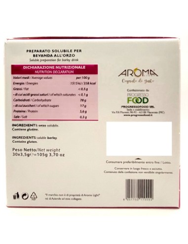 aroma light 30 capsule di gusto - orzo - conpatibile lavazza espresso point: tuttocasashop.live: altro - bazar