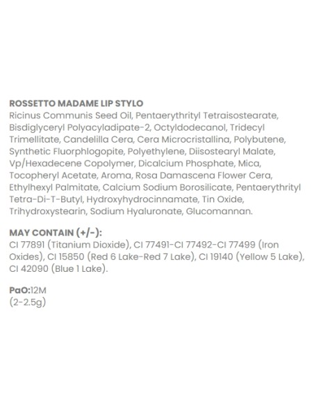 astra madame lipstylo the sheer - rossetto stylo - 03 - corail cherie: tuttocasashop.live: igiene e cura della persona