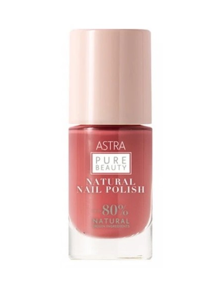astra pure beauty natural nail polish - smalto - 09 - ibiscus: tuttocasashop.live: igiene e cura della persona