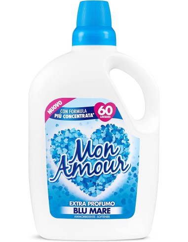 mon amour ammorbidente 60 lavaggi 3000ml - blu mare: tuttocasashop.live: prodotti per bucato e tessuti
