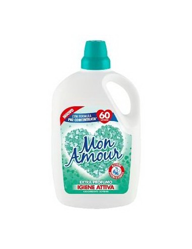 mon amour ammorbidente 60 lavaggi 3000ml - igienizzante: tuttocasashop.live: prodotti per bucato e tessuti