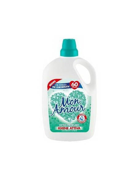 mon amour ammorbidente 60 lavaggi 3000ml - igienizzante: tuttocasashop.live: prodotti per bucato e tessuti