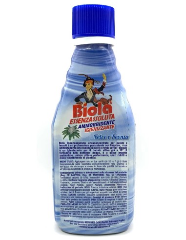 biola' essenzassoluta ammorbidente igienizzante - 300ml - felce&peonia: tuttocasashop.live: prodotti per bucato e tessuti