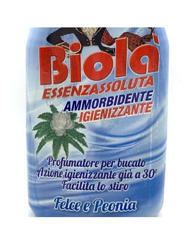 biola' essenzassoluta ammorbidente igienizzante - 300ml - felce&peonia: tuttocasashop.live: prodotti per bucato e tessuti