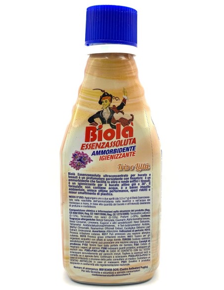 biola' essenzassoluta ammorbidente igienizzante - 300ml - iris&lilla: tuttocasashop.live: prodotti per bucato e tessuti