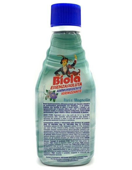 biola' essenzassoluta ammorbidente igienizzante - 300ml - kiri&magnolia: tuttocasashop.live: prodotti per bucato e tessuti