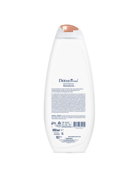 dermomed bagnodoccia 650ml - ph 5.5 con acido ialuronico - mandorla: tuttocasashop.live: igiene e cura della persona
