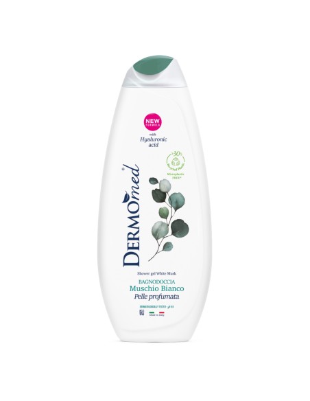 dermomed bagnodoccia 650ml - ph 5.5 con acido ialuronico - muschio bianco: tuttocasashop.live: igiene e cura della persona