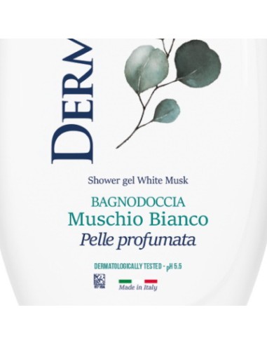 dermomed bagnodoccia 650ml - ph 5.5 con acido ialuronico - muschio bianco: tuttocasashop.live: igiene e cura della persona