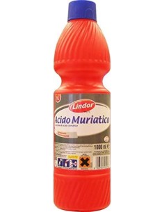 lindor acido muriatico - 1 litro - disincrostante per wc e superfici: tuttocasashop.live: pulizia e cura della casa