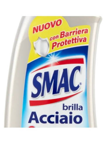smac brillacciaio 520ml crema - detergente per superfici in acciaio: tuttocasashop.live: pulizia e cura della casa