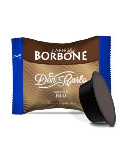 borbone don carlo caffe' 50 capsule compatibili a modo mio - miscela blu: tuttocasashop.live: altro - bazar