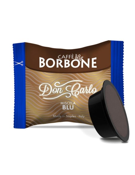 borbone don carlo caffe' 50 capsule compatibili a modo mio - miscela blu: tuttocasashop.live: altro - bazar