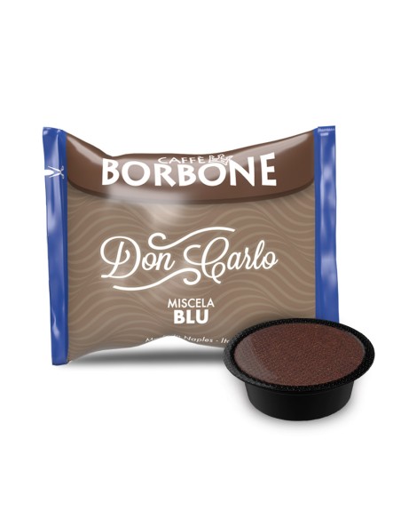 borbone don carlo caffe' 50 capsule compatibili a modo mio - miscela blu: tuttocasashop.live: altro - bazar