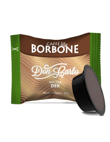 borbone don carlo caffe' 50 capsule compatibili a modo mio - decaffeinato: tuttocasashop.live: altro - bazar