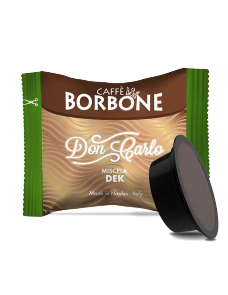 borbone don carlo caffe' 50 capsule compatibili a modo mio - decaffeinato: tuttocasashop.live: altro - bazar