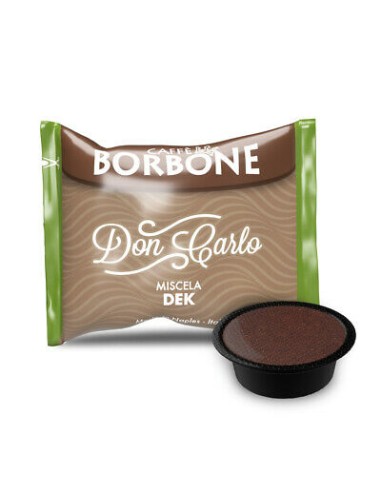 borbone don carlo caffe' 50 capsule compatibili a modo mio - decaffeinato: tuttocasashop.live: altro - bazar