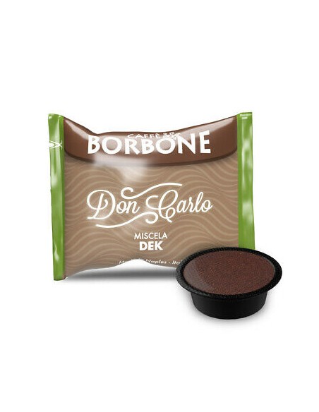 borbone don carlo caffe' 50 capsule compatibili a modo mio - decaffeinato: tuttocasashop.live: altro - bazar