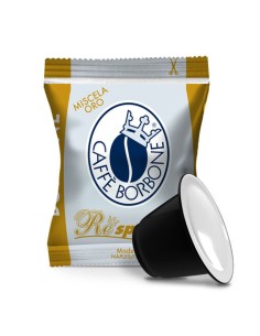 borbone respresso caffe' 50 capsule - compatibili nespresso - miscela oro: tuttocasashop.live: altro - bazar