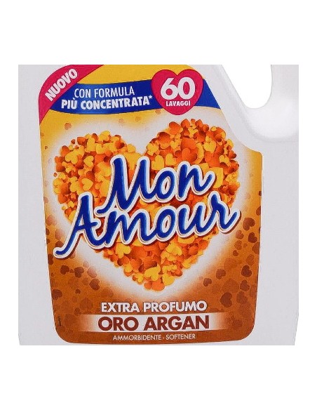 mon amour ammorbidente 60 lavaggi 3000ml - oro - argan: tuttocasashop.live: prodotti per bucato e tessuti