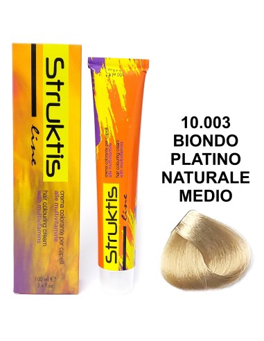 struktis crema colorante 100ml - 10.003 biondo platino naturale medio: tuttocasashop.live: igiene e cura della persona