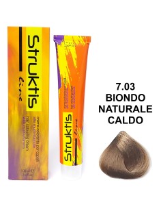 struktis crema colorante 100ml - 7.03 biondo naturale caldo: tuttocasashop.live: igiene e cura della persona