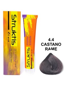struktis crema colorante 100ml - 4.4 castano rame: tuttocasashop.live: igiene e cura della persona