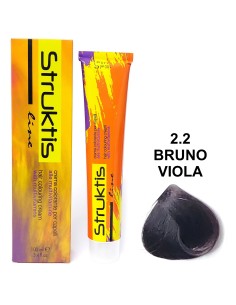 struktis crema colorante 100ml - 2.2 bruno viola: tuttocasashop.live: igiene e cura della persona
