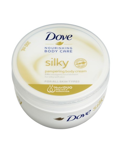 dove silky crema corpo 300ml - setificante: tuttocasashop.live: igiene e cura della persona