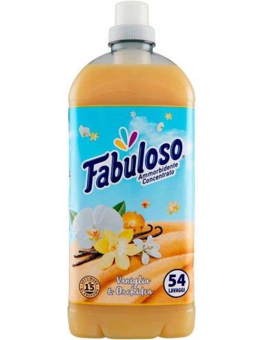 fabuloso ammorbidente concentrato 54 lavaggi - 1250ml - vaniglia: tuttocasashop.live: prodotti per bucato e tessuti