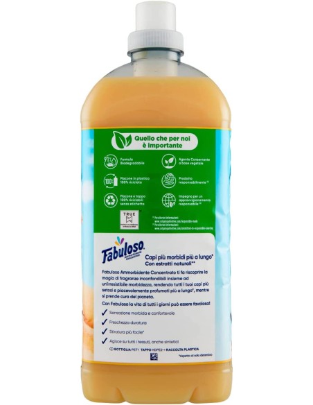 fabuloso ammorbidente concentrato 54 lavaggi - 1250ml - vaniglia: tuttocasashop.live: prodotti per bucato e tessuti