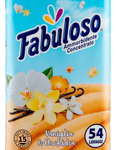 fabuloso ammorbidente concentrato 54 lavaggi - 1250ml - vaniglia: tuttocasashop.live: prodotti per bucato e tessuti