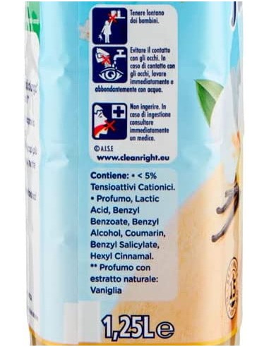 fabuloso ammorbidente concentrato 54 lavaggi - 1250ml - vaniglia: tuttocasashop.live: prodotti per bucato e tessuti
