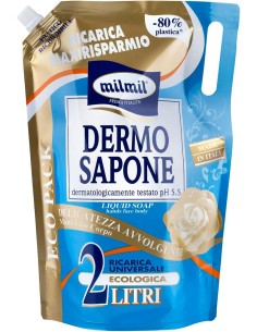 mil mil sapone liquido - ecoricarica - 2 litri - dermo: tuttocasashop.live: igiene e cura della persona