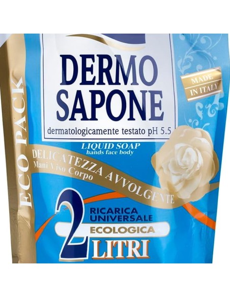 mil mil sapone liquido - ecoricarica - 2 litri - dermo: tuttocasashop.live: igiene e cura della persona