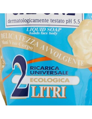 mil mil sapone liquido - ecoricarica - 2 litri - dermo: tuttocasashop.live: igiene e cura della persona