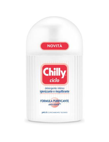 chilly detergente intimo 200ml - ciclo - igienizzante e riequilibrante: tuttocasashop.live: igiene e cura della persona