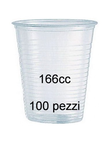 very well 96 bicchieri monouso in plastica pp - 166cc - trasparenti: tuttocasashop.live: carta & monouso