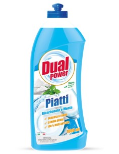 dual power detersivo per piatti - 1 litro - bicarbonato: tuttocasashop.live: pulizia e cura della casa