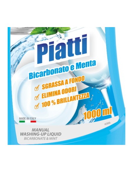 dual power detersivo per piatti - 1 litro - bicarbonato: tuttocasashop.live: pulizia e cura della casa
