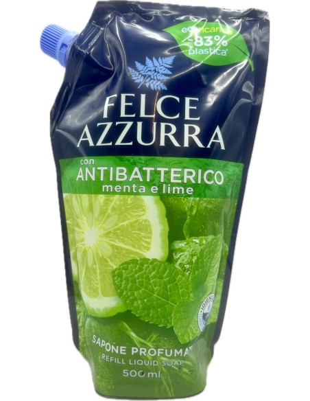 felce azzurra sapone liquido - ecoricarica da 500ml - antibatterico: tuttocasashop.live: igiene e cura della persona