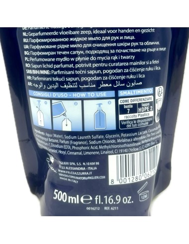 felce azzurra sapone liquido - ecoricarica da 500ml - antibatterico: tuttocasashop.live: igiene e cura della persona